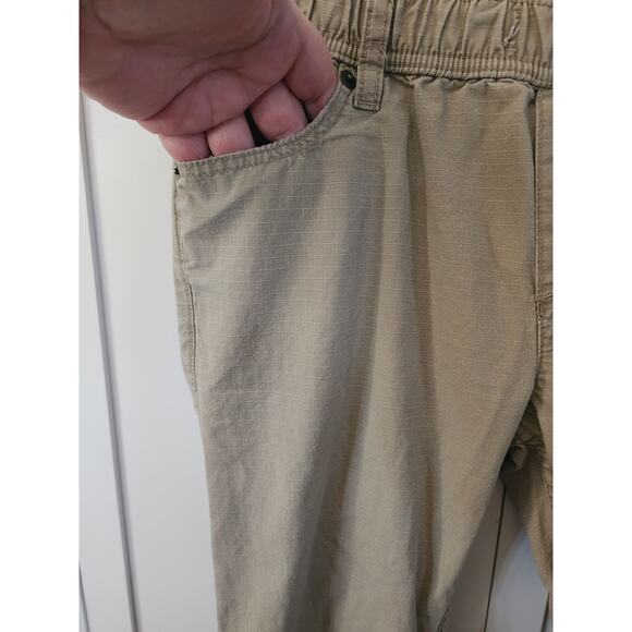 Levi's Tan Elastic Waist Pull On Jogger Size Large - Picture 3 of 6